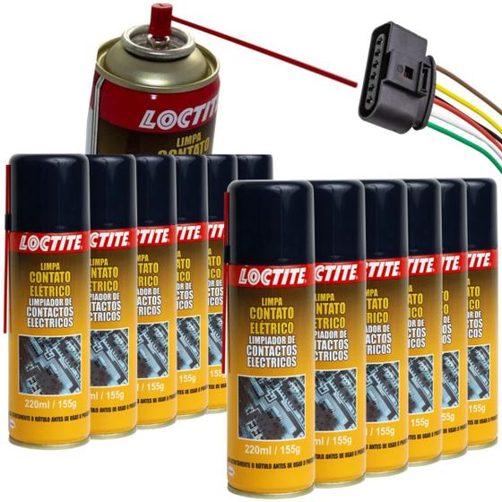 Imagem de Limpa Contato Elétrico 220ml Kit Com 12 Unidades Loctite