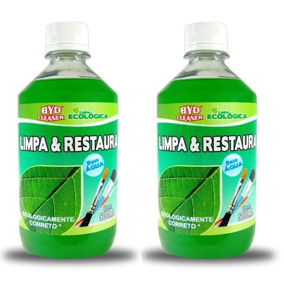 Imagem de Limpa e Restaura Linha Ecológica Byo Cleaner 500ml Kit C/2