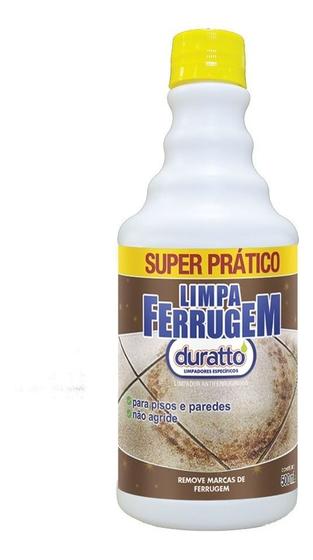 Limpa Ferrugem Paredes Pisos Porcelanatos Duratto 500ml Menor preço em Limpa Ferrugem Paredes Pisos Porcelanatos Duratto 500ml