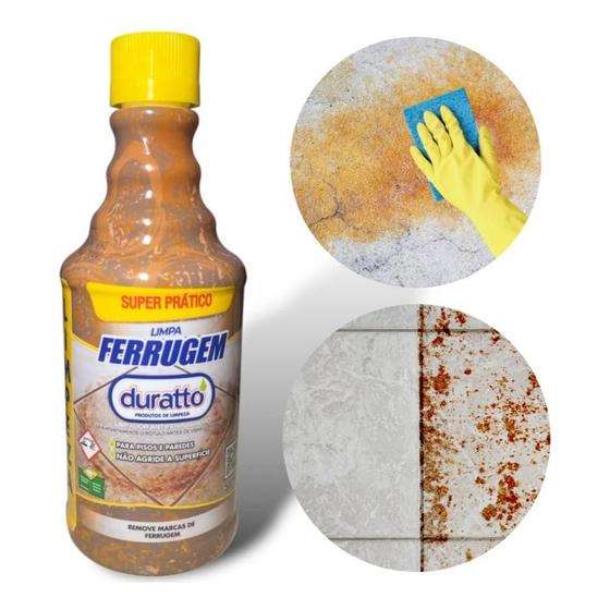 Limpa ferrugem piso parede porcelanatos duratto 500ml tira ferrugem ...