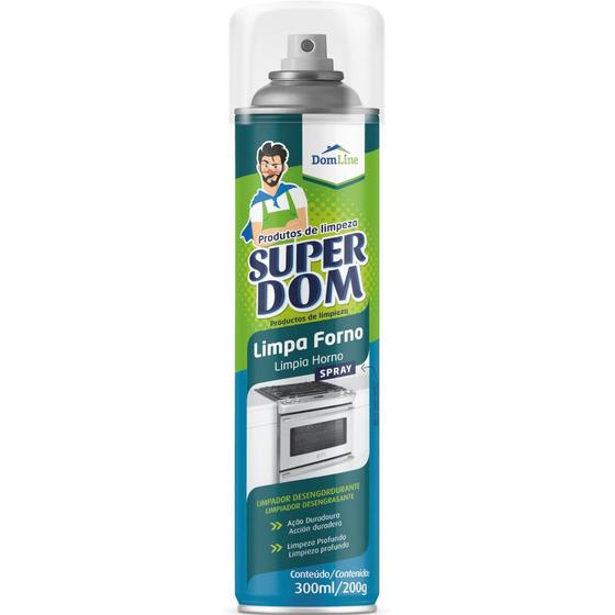 Imagem de Limpa fornos spray 300 ml Super Dom - DomLine