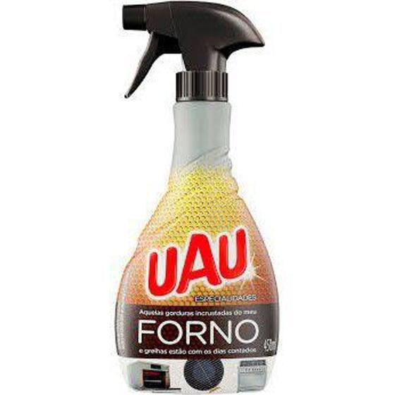 Imagem de Limpa Grelha Forno Fogão Chapa Chapeira Spray 450ml Ingleza Uau