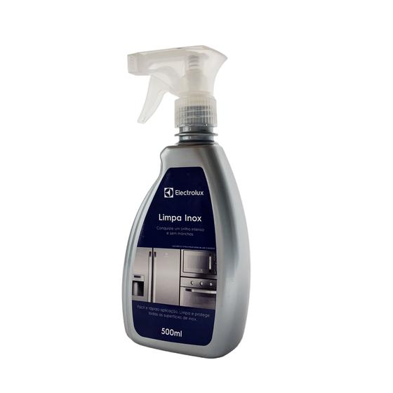 Imagem de Limpa Inox Electrolux 500ml Em Spray Geladeira Fogão Panelas