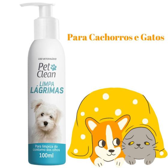 Imagem de Limpa Lagrimas Pet Clean Cachorro e gato 100ml