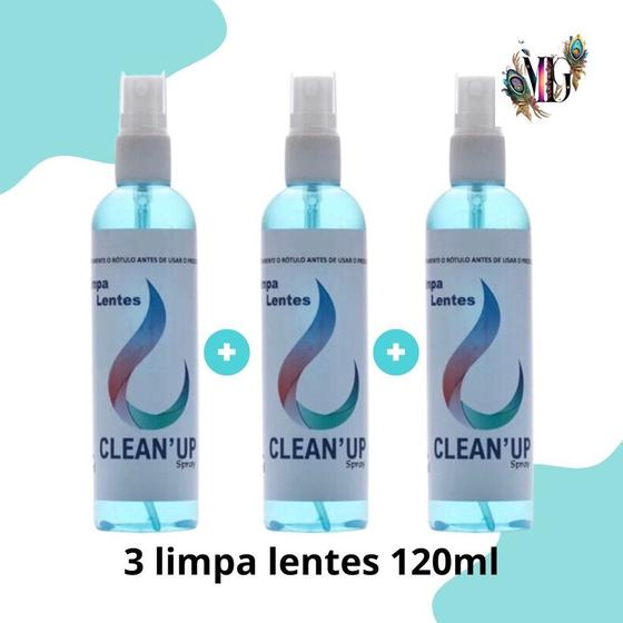 Imagem de Limpa Lentes e Telas Clean Up 120ml Óculos Tv LCD Plasma Celular