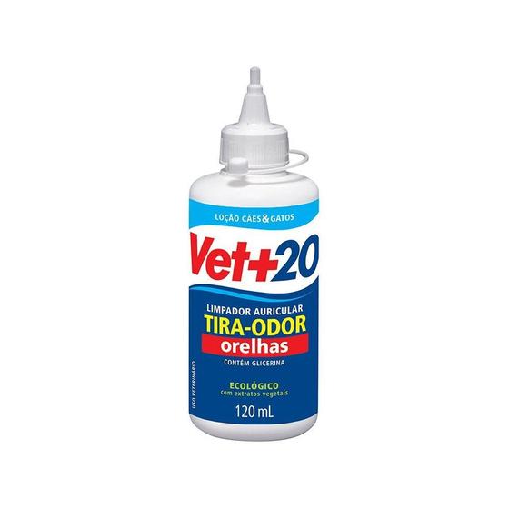 Imagem de Limpa Orelhas Vet + 20 Tira Odor - 120ml