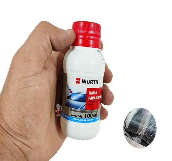 Imagem de Limpa parabrisa wurth liquido produto p/ limpar para brisa de carro Maxima Visibilidade e limpeza