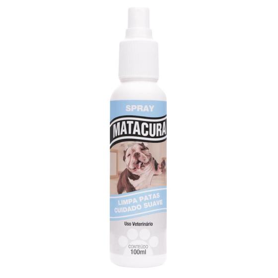 Imagem de Limpa Patas Cuidado Suave Spray Para Cães E Gatos 100ml - Matacura