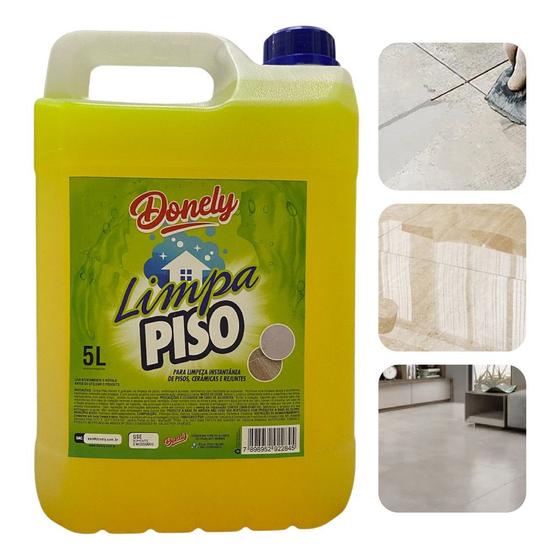 Imagem de Limpa Piso Porcelanato Sem Manchas Com Brilho Limpeza Top 5l