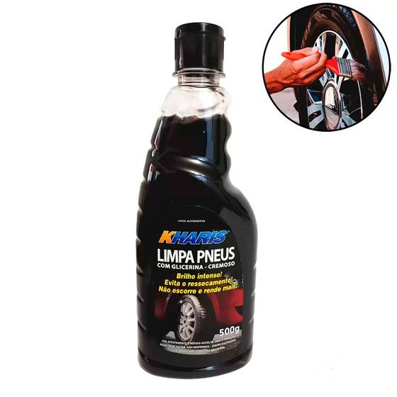 Imagem de Limpa Pneu Cremoso Com Glicerina 500g Kharis