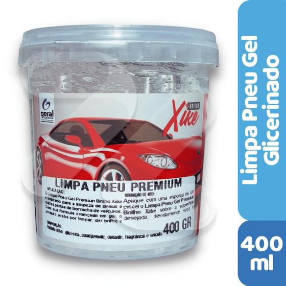 Imagem de Limpa Pneu Gel Glicerinado  Pretinho  Baba - 400 ml