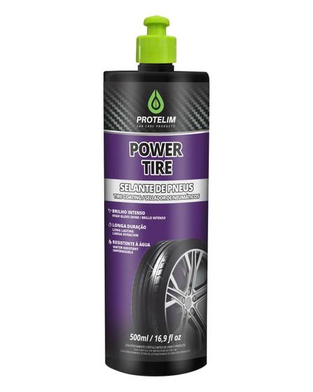 Imagem de Limpa Pneu Pretinho Hidratante Power Tire 500ml Protelim