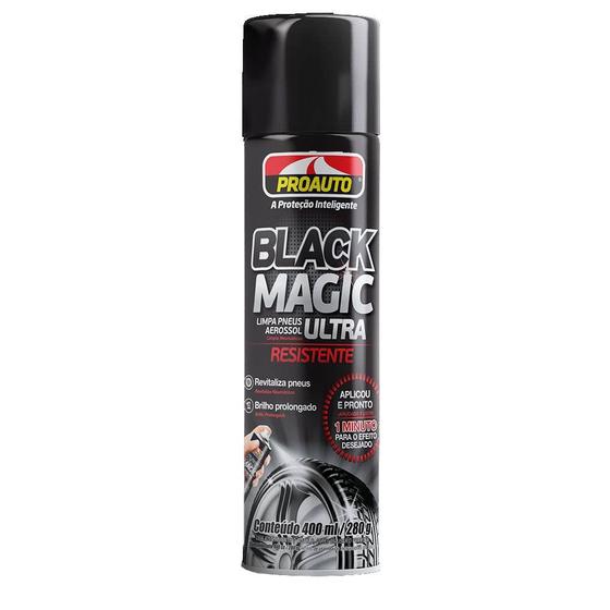 Imagem de Limpa pneus black magic spray 400ml - proauto