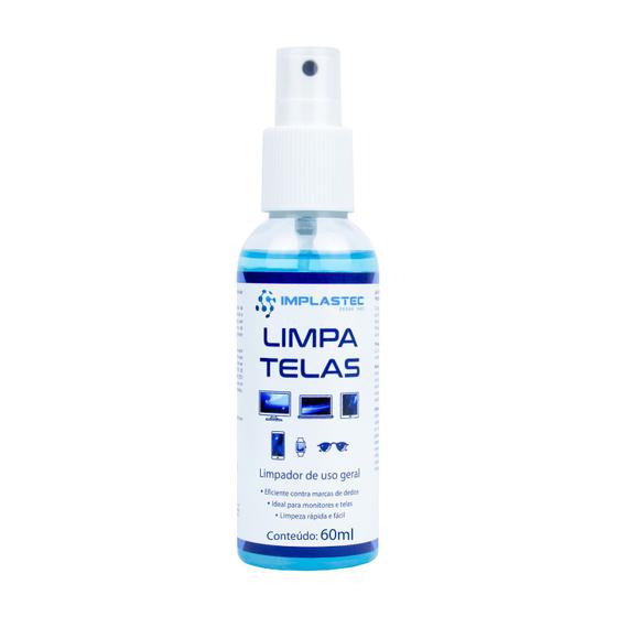 Limpa Telas Monitor Notebook TV Tablet Celular Óculos 60ml Menor preço em Limpa Telas Monitor Notebook TV Tablet Celular Óculos 60ml