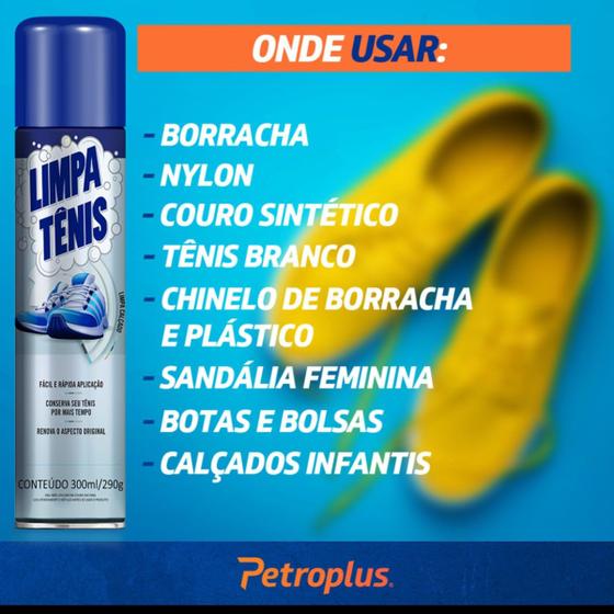 Imagem de Limpa Tênis Petroplus Solução Completa Premium Calçados