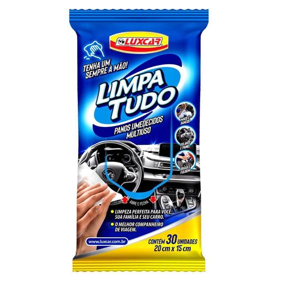 Imagem de Limpa Tudo Panos Umedecidos 30Un - Luxcar