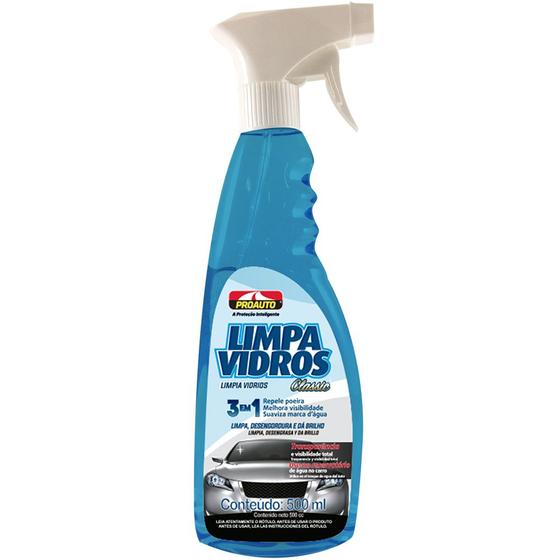 Limpa Vidro Automotivo Frasco Com Gatilho De AplicaÇÃO 500ml Menor preço em Limpa Vidro Automotivo Frasco Com Gatilho De AplicaÇÃO 500ml