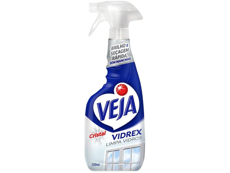 Limpa Vidro Veja Vidrex Cristal Multiuso 500ml Imagem de Limpa Vidro Veja Vidrex Cristal Multiuso 500ml