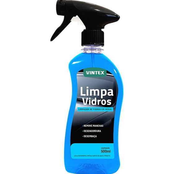 Imagem de Limpa Vidros e Acrílicos Remove Manchas Desembaça Vintex