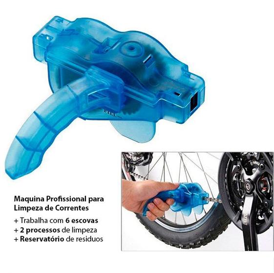 Imagem de Limpador Correntes Bicicleta Limpa Corrente Ciclismo Bike