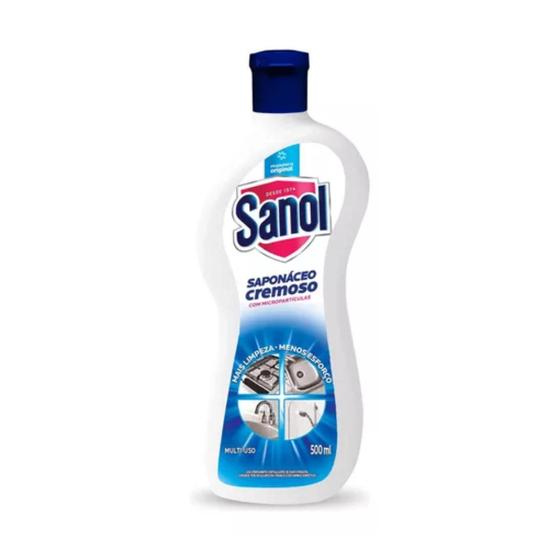 Imagem de Limpador Cremoso Multiuso Saponáceo Original Sanol 500ml