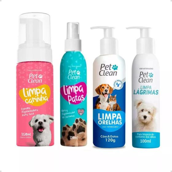 Imagem de Limpador De Carinha + Patas + Orelhas + Lágrimas Pet Clean