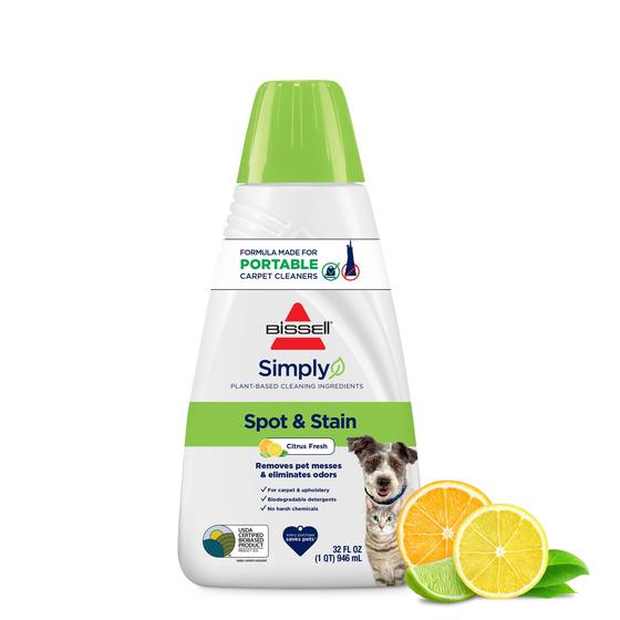 Imagem de Limpador de carpetes Bissell Simply Spot & Stain 32 onças para animais de estimação