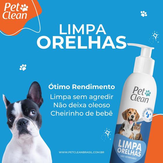 Imagem de Limpador De Ouvido, Cachorro Gato Pet Clean 500g