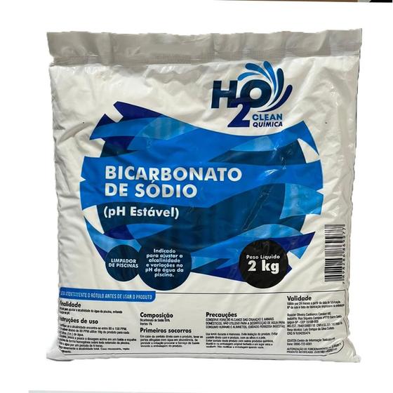 Imagem de Limpador de Piscina Bicarbonato de Sódio - H2O Clean Química