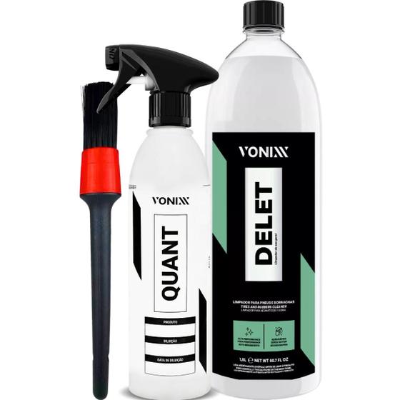 Imagem de Limpador de Pneus e Borachas Delet 1.5L Quant Pincel Externo JS