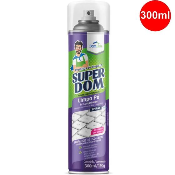 Limpador de Uso Geral Limpa Pó Ar Comprimido em Aerossol Super Dom 300ml é boa?