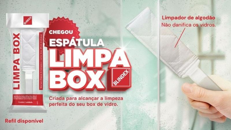 Imagem de Limpador De Vidro Espátula Limpa Janela Porta Box