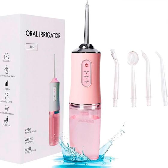 Imagem de Limpador Dental Bivolt Portátil Higienizar Prótese Implantes