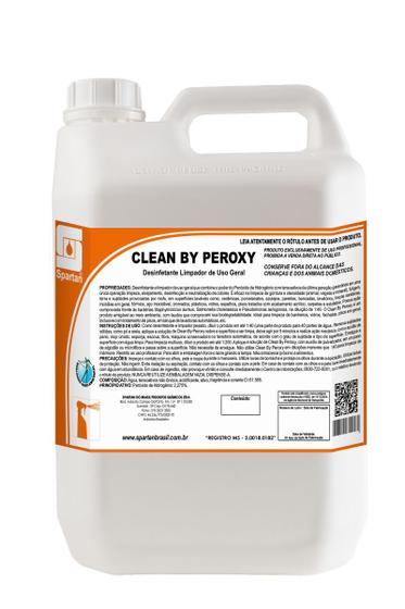 Imagem de Limpador Desinfetante Uso Geral Clean By Peroxy 5L - Spartan