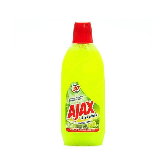 Imagem de Limpador diluível limpeza pesada Fresh Lemon Ajax 500ml rende até 30 litros