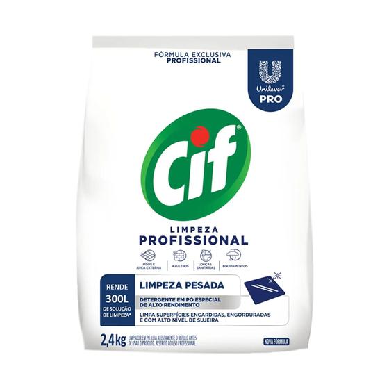 Imagem de Limpador em Pó Limpeza Profissional 2,4kg Cif