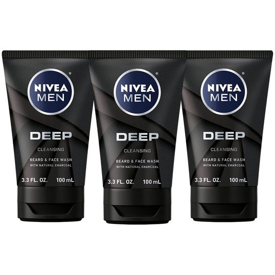 Imagem de Limpador facial Nivea Men DEEP Cleansing Beard and Face Wash