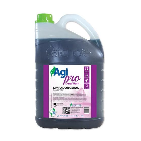 Limpador Geral Concentrado Campestre Deep Wash Agi pro 5 litros