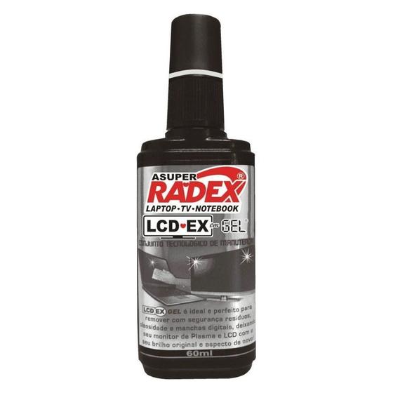 Imagem de Limpador LCD EX Radex com Flanela 60ml