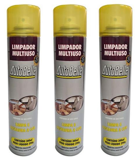 Imagem de Limpador Multiuso AutoBelle 300ml Lancha Espuma Mágica C/ 3