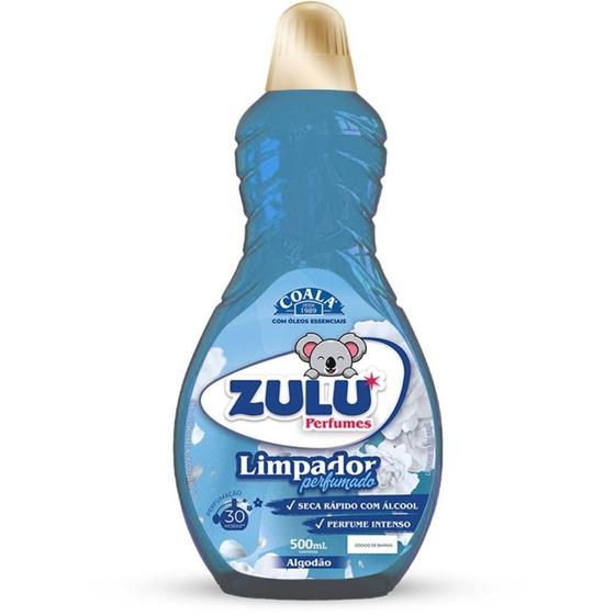 Imagem de Limpador Multiuso Zulu Perfumes Algodão 500ML Caixa com 12