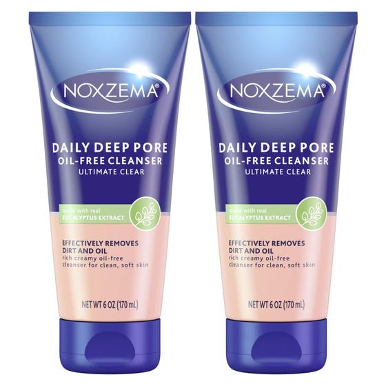 Imagem de Limpador Noxzema Ultimate Clear Daily Deep Pore - Pacote com 2 (180ml cada)