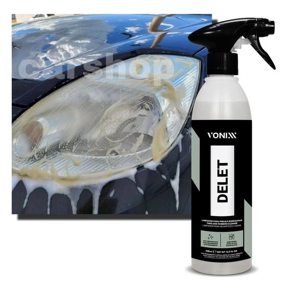 Imagem de Limpador Para Pneus Delet Vonixx Borrachas Farol 500ml