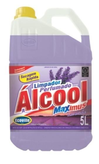 Imagem de Limpador Perfumado Com Álcool Lavanda Ecoville 5 Litros