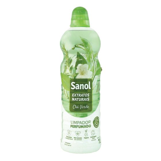 Imagem de Limpador perfumado sanol extratos naturais cha verde 1l