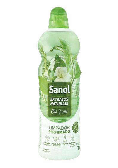 Imagem de Limpador Perfumado Sanol Extratos Naturais Cha Verde 1L