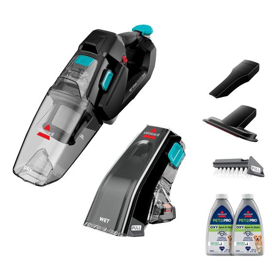 Imagem de Limpador Portátil Sem Fio 2 em 1 Bissell Stain Eraser Duo PET PRO - Fórmula OXY para Limpeza de Manchas