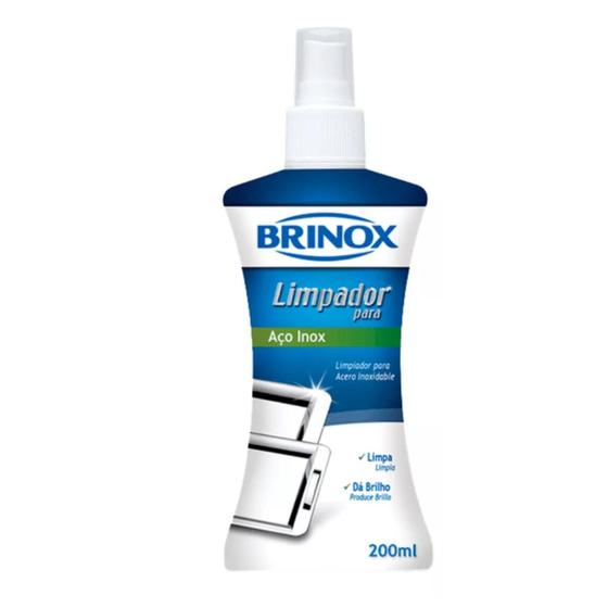 Imagem de Limpador Removedor de Manchas Spray Polir Panelas Aço Inox Brinox 200g