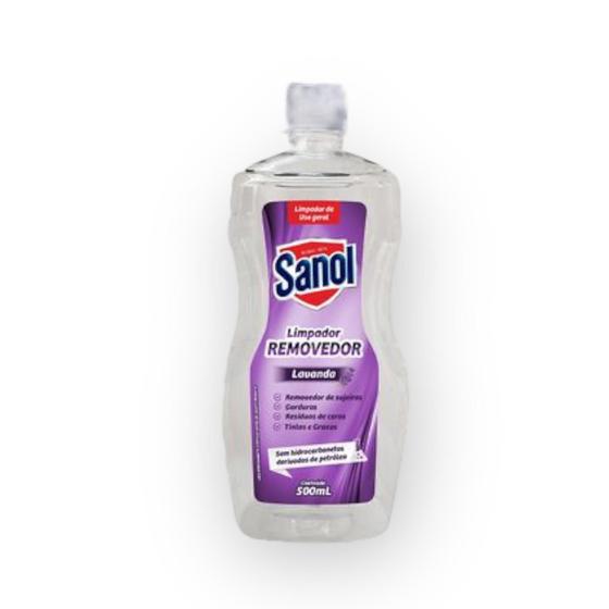 Imagem de Limpador Removedor Sanol Lavanda 500Ml