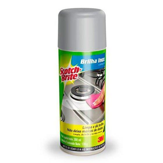 Imagem de Limpador Spray Brilha Inox Scotch-Brite 170g 3M